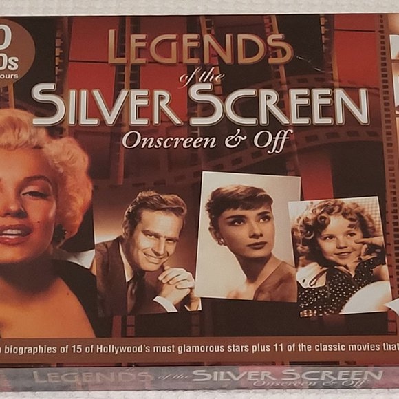 (SOLD) Legends of the Silver Screen Onscreen 10 DVDs Classic DVD Movies & Bios - Picture 8 of 9